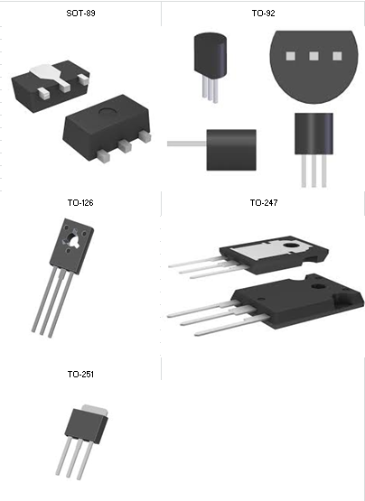 TYPES OF TRANSİSTOR PİCTURE